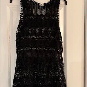 Women’s Forever 21 Black Bathingsuit Cover-Up Size Small/Medium